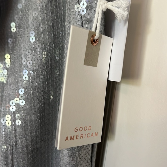 NWT Good American Sequin Trousers - Picture 8 of 12